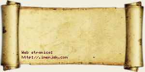 Josip Joksić vizit kartica